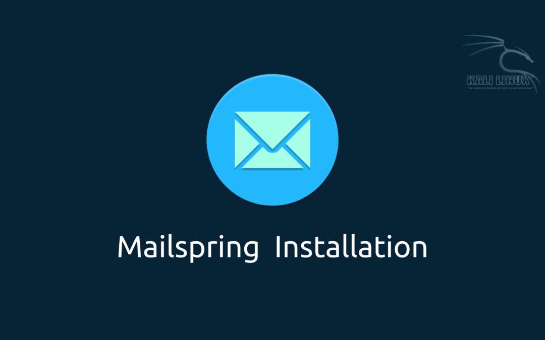 Installation of Mailspring in Kali Linux