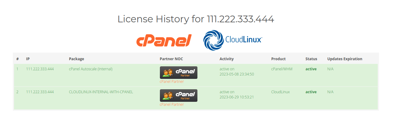 How to verify the cPanel License_ Expired License_ Active License