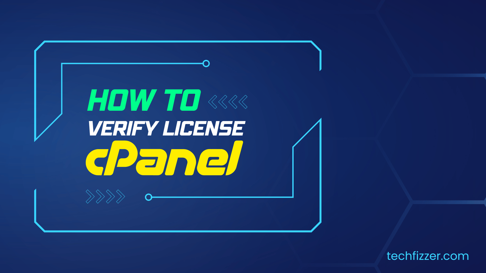 How to verify the cPanel License