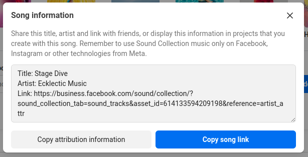 Facebook Sound Collection: Copyright-Free Music Source