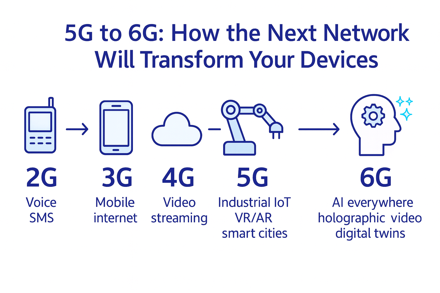 5G to 6G: How the Next Network Will Transform Your Devices 